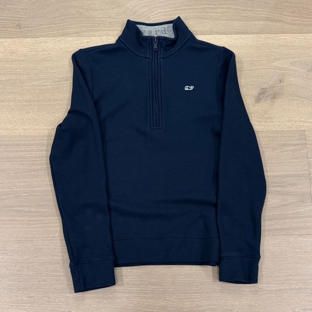 Vineyard Vines Boys NavyBlue Zip-Up Sweater